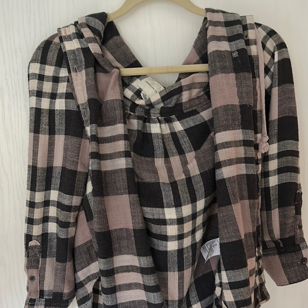 Oversized flannel American eagle never worn